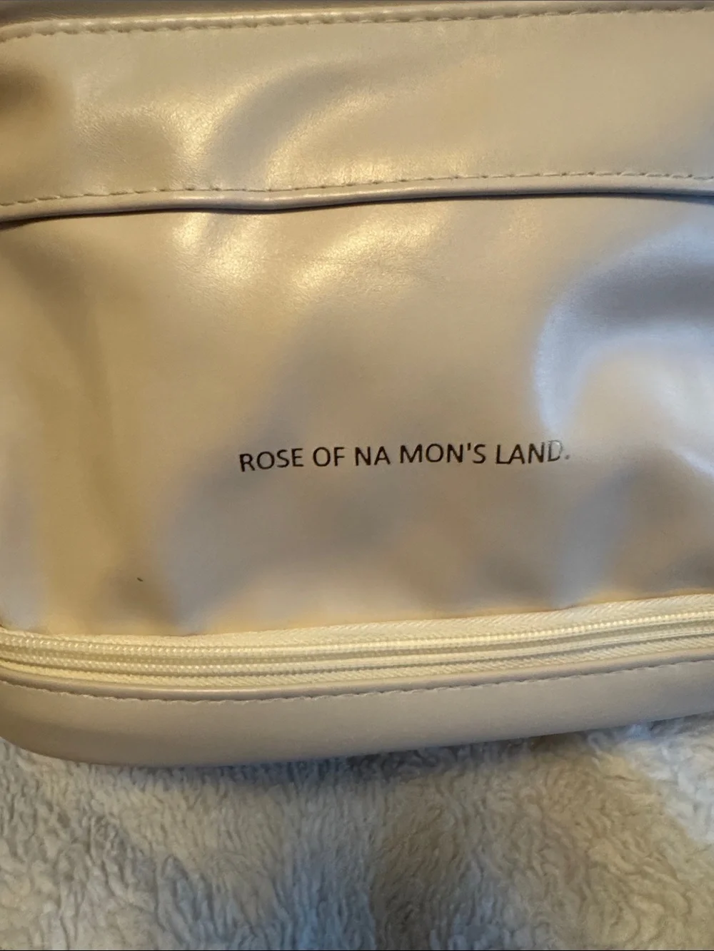 Cream Cosmetic Bag